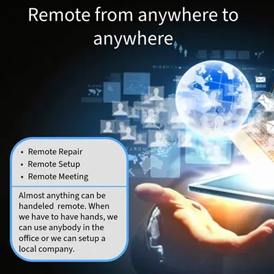 Remote work from anywhere